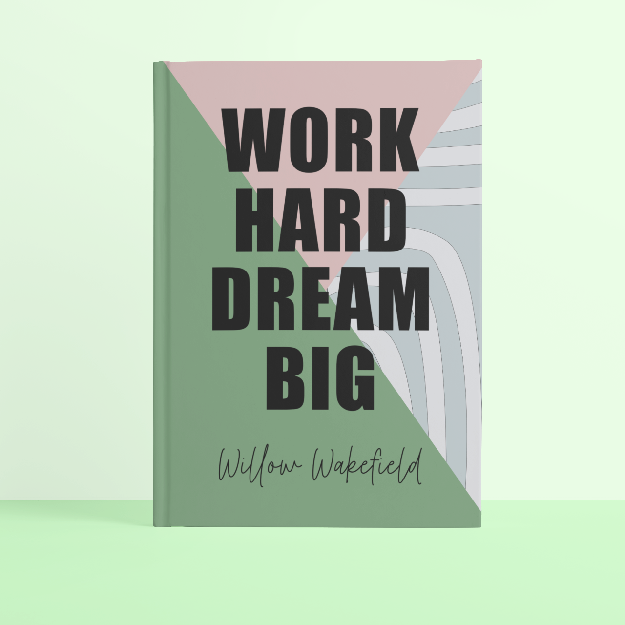 Dream Big Work Hard Poster Dream Big Work Hard Inspirational Art