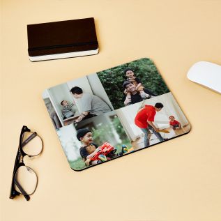 4 Image Collage Mouse Mat