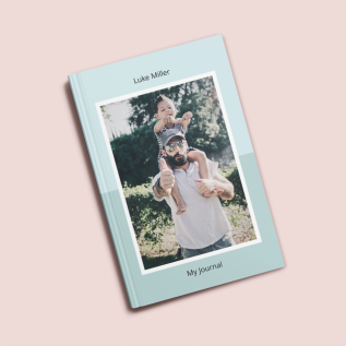 Duo Blue Photo Notebook