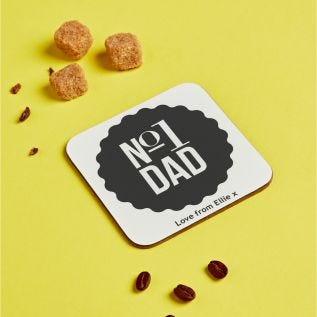 No1 Dad Coaster