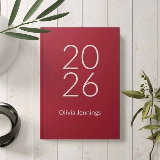 Year & Text Personalised Diary