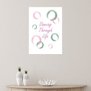 "Dancing Through Life" Art Print