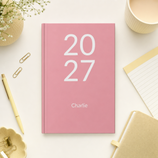 Year & Text Personalised Diary