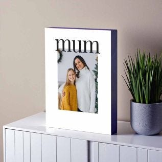 Mum Text Photo Block