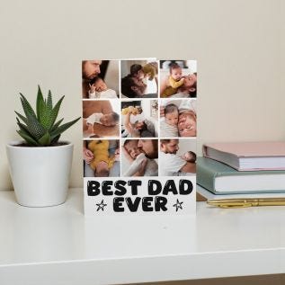 Best Dad Father's Day Photo Card