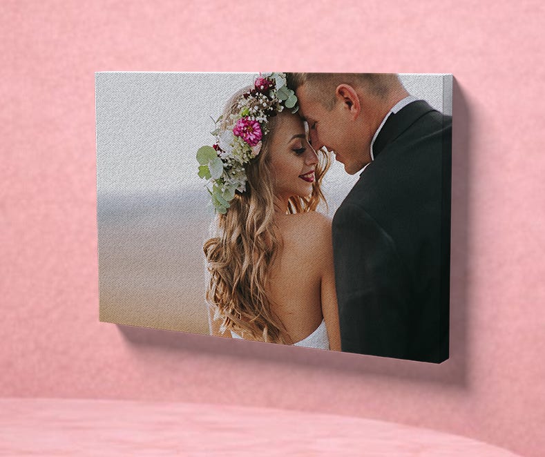 Display of Christmas gifts using photo collages