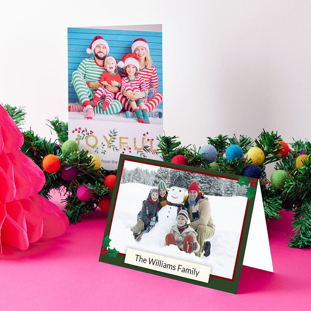 Personalised Christmas cards